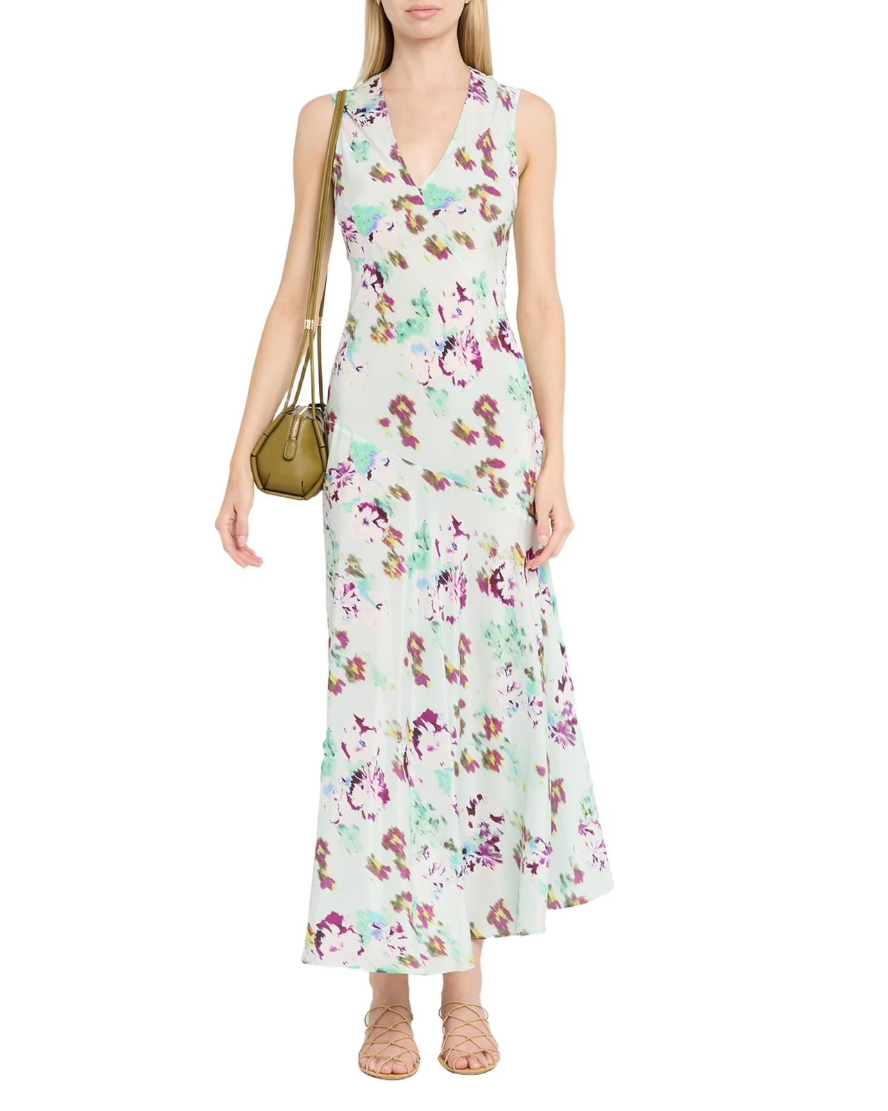 Elowen Floral Silk Maxi Dress Elowen Floral Silk Maxi Dress