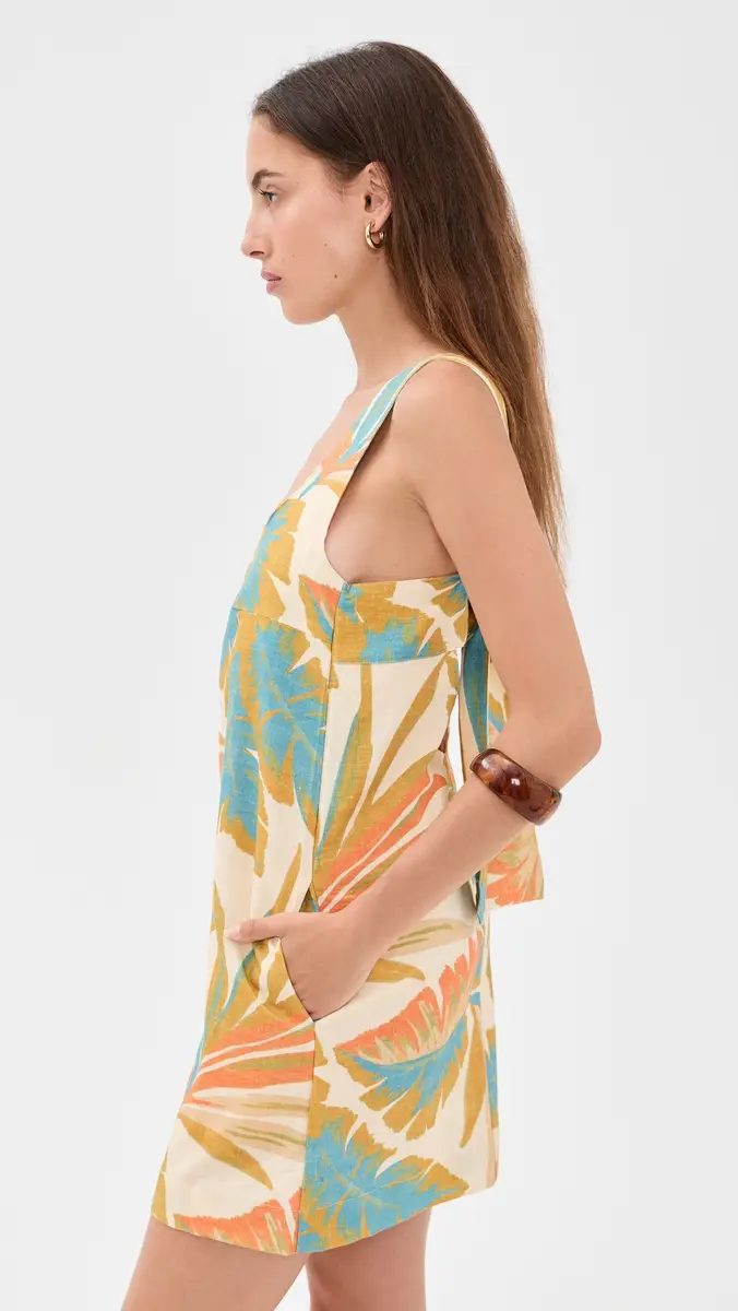 Little Lies Aurora Tieback Linen Dress | Thumbnail 4 Little Lies Aurora Tieback Linen Dress | Thumbnail 4