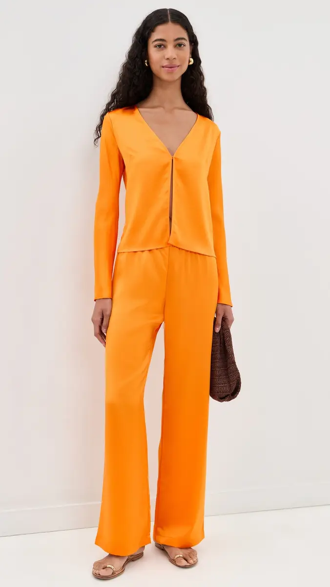 LESET Barb Single Button Long Sleeve Top | Thumbnail 5 LESET Barb Single Button Long Sleeve Top | Thumbnail 5