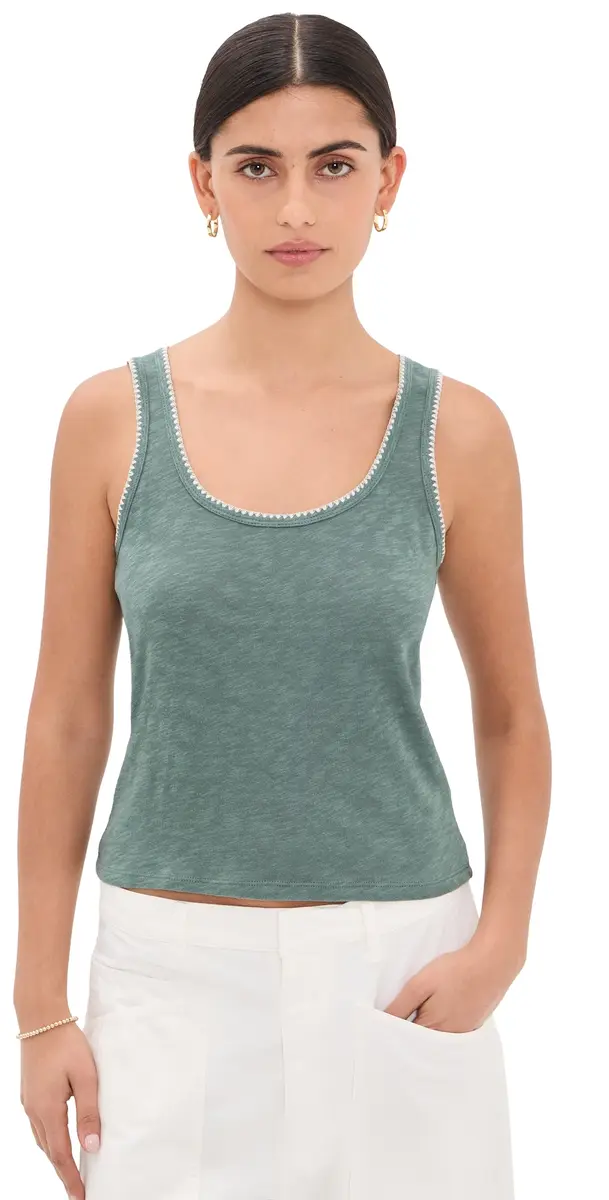 Z Supply Julian Tank Top Everglade | Image 1 Z Supply Julian Tank Top Everglade | Image 1