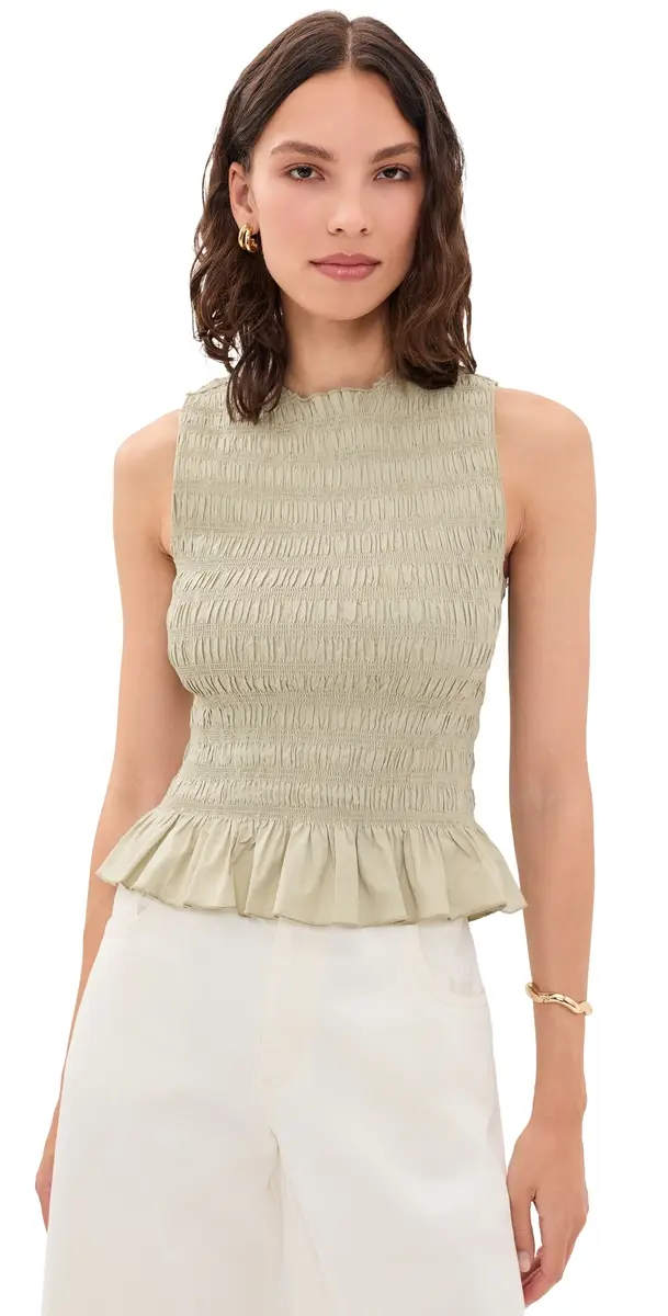 Pistola Phoebe Smocked Tank | Image 1 Pistola Phoebe Smocked Tank | Image 1