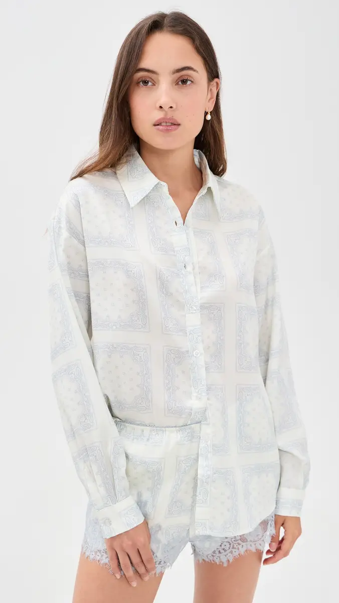 Bailey Rose Blue Buttondown | Thumbnail 2 Bailey Rose Blue Buttondown | Thumbnail 2