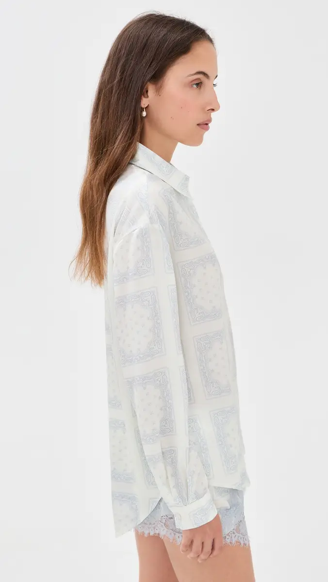 Bailey Rose Blue Buttondown | Thumbnail 4 Bailey Rose Blue Buttondown | Thumbnail 4