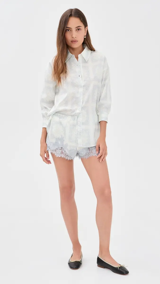 Bailey Rose Blue Buttondown | Thumbnail 5 Bailey Rose Blue Buttondown | Thumbnail 5