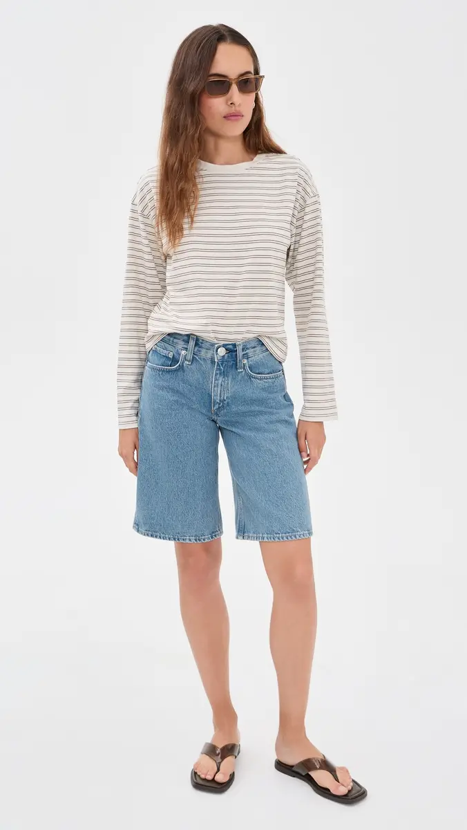 rag & bone Kelly Stripe Boxy Long Sleeve Tee | Thumbnail 5 rag & bone Kelly Stripe Boxy Long Sleeve Tee | Thumbnail 5