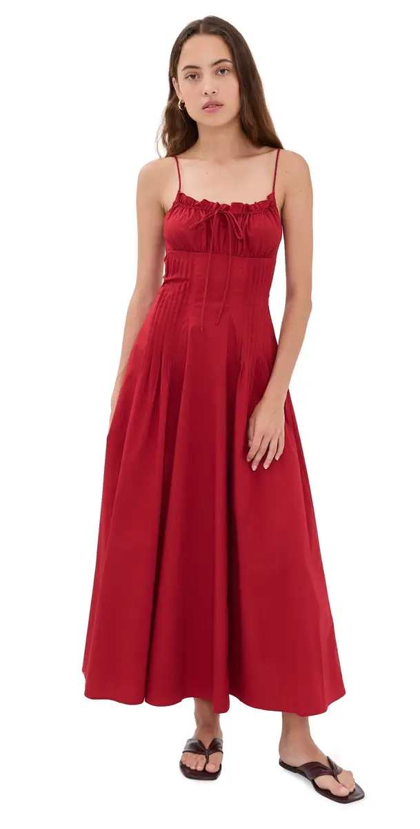 Staud Margi Dress Rouge 8 | Image 1 Staud Margi Dress Rouge 8 | Image 1