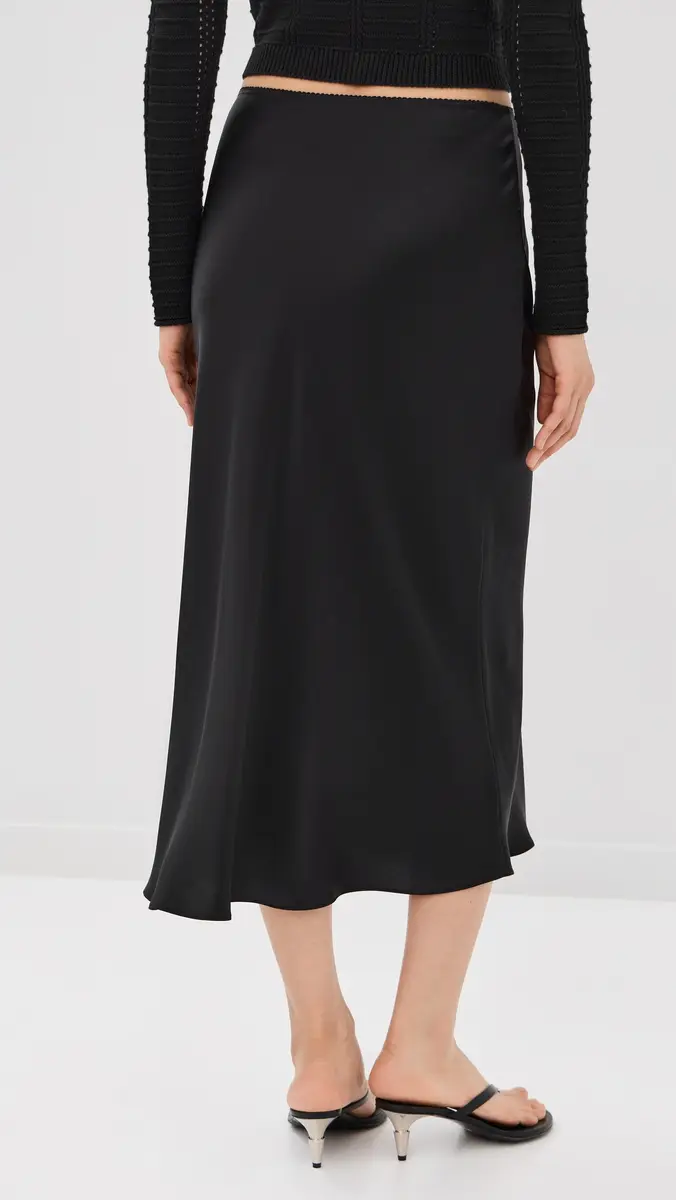 Sablyn Miranda B Scallop Trim Bias Cut Pull On Skirt | Thumbnail 3 Sablyn Miranda B Scallop Trim Bias Cut Pull On Skirt | Thumbnail 3