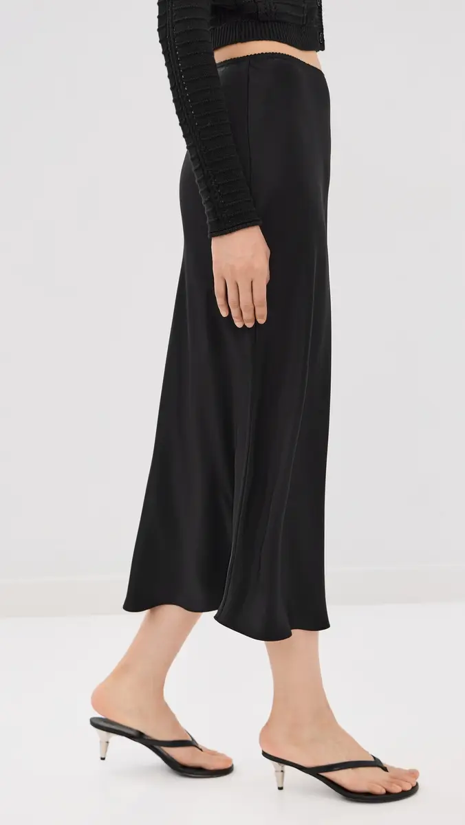 Sablyn Miranda B Scallop Trim Bias Cut Pull On Skirt | Thumbnail 4 Sablyn Miranda B Scallop Trim Bias Cut Pull On Skirt | Thumbnail 4