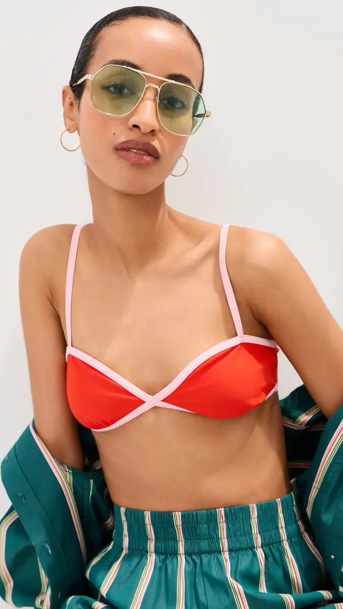 LE BOP Tamera Colorblock Bikini Top | Thumbnail 2