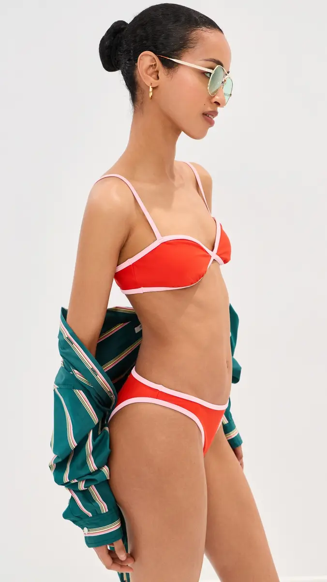 LE BOP Tamera Colorblock Bikini Top | Thumbnail 4