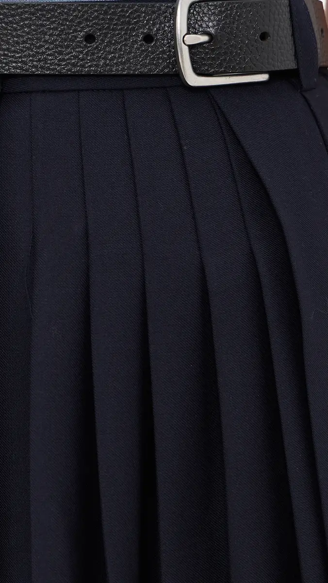 Sea Angelina Suiting Pleated Midi Skirt | Thumbnail 6 Sea Angelina Suiting Pleated Midi Skirt | Thumbnail 6