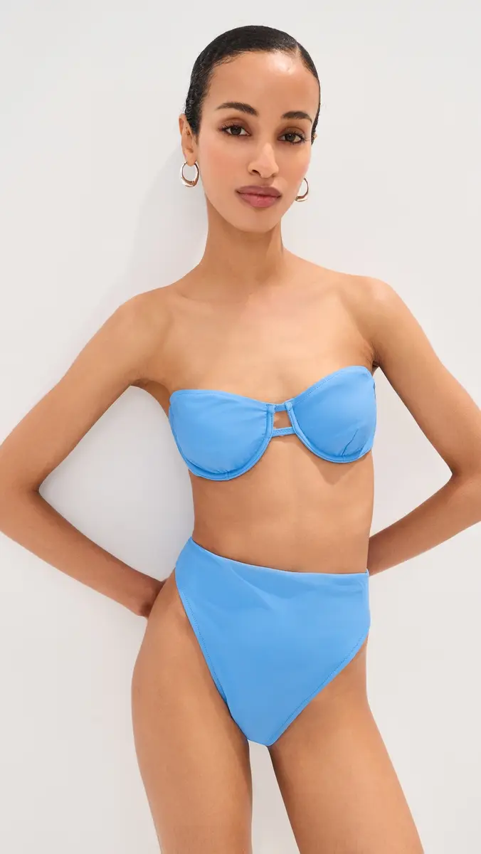 LE BOP High Waisted Bikini Bottoms | Thumbnail 4