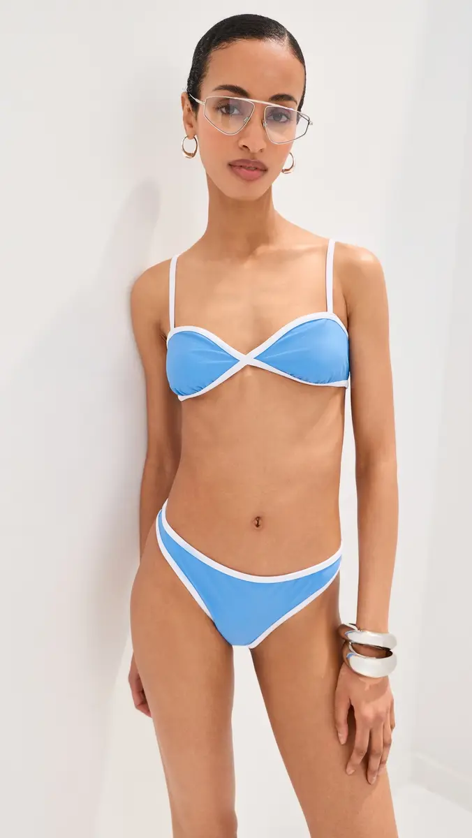 LE BOP Colorblock Bikini Top | Thumbnail 2
