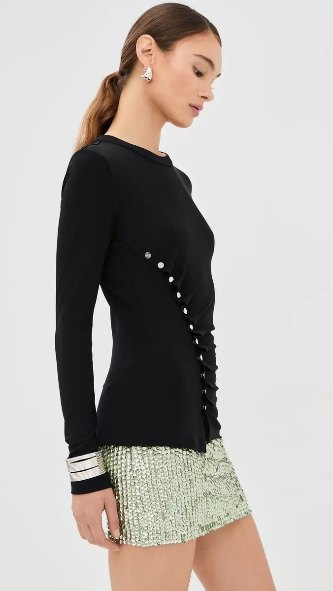 Rabanne Gathered Blouse | Thumbnail 4 Rabanne Gathered Blouse | Thumbnail 4