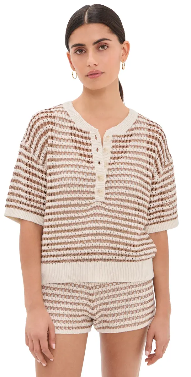 Z Supply Kylo triped Sweater Taro | Image 1 Z Supply Kylo triped Sweater Taro | Image 1