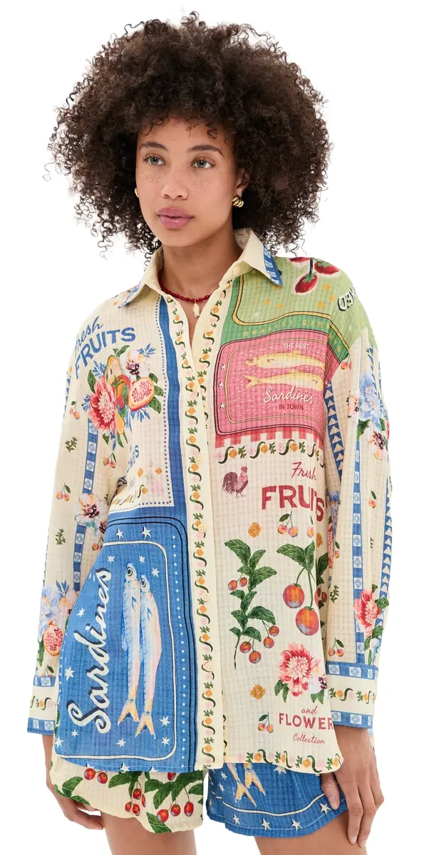 Agua Bendita Anastasia Basket Shirt Multicolor | Image 1 Agua Bendita Anastasia Basket Shirt Multicolor | Image 1