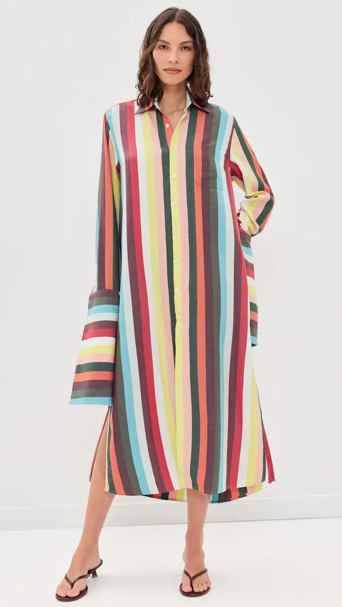 Marrakshi Life The XL French Cuff Shirt Dress | Thumbnail 5 Marrakshi Life The XL French Cuff Shirt Dress | Thumbnail 5