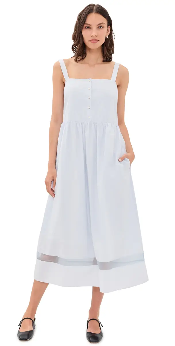Jenni Kayne Sway Dress Baby Blue L | Image 1 Jenni Kayne Sway Dress Baby Blue L | Image 1