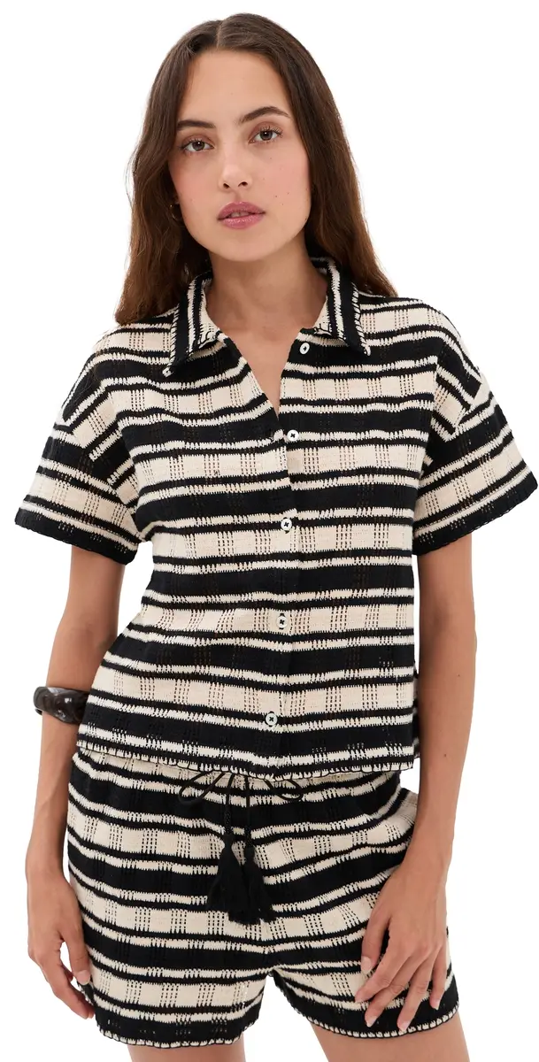Z Supply Monaco Button Down Natural | Image 1 Z Supply Monaco Button Down Natural | Image 1