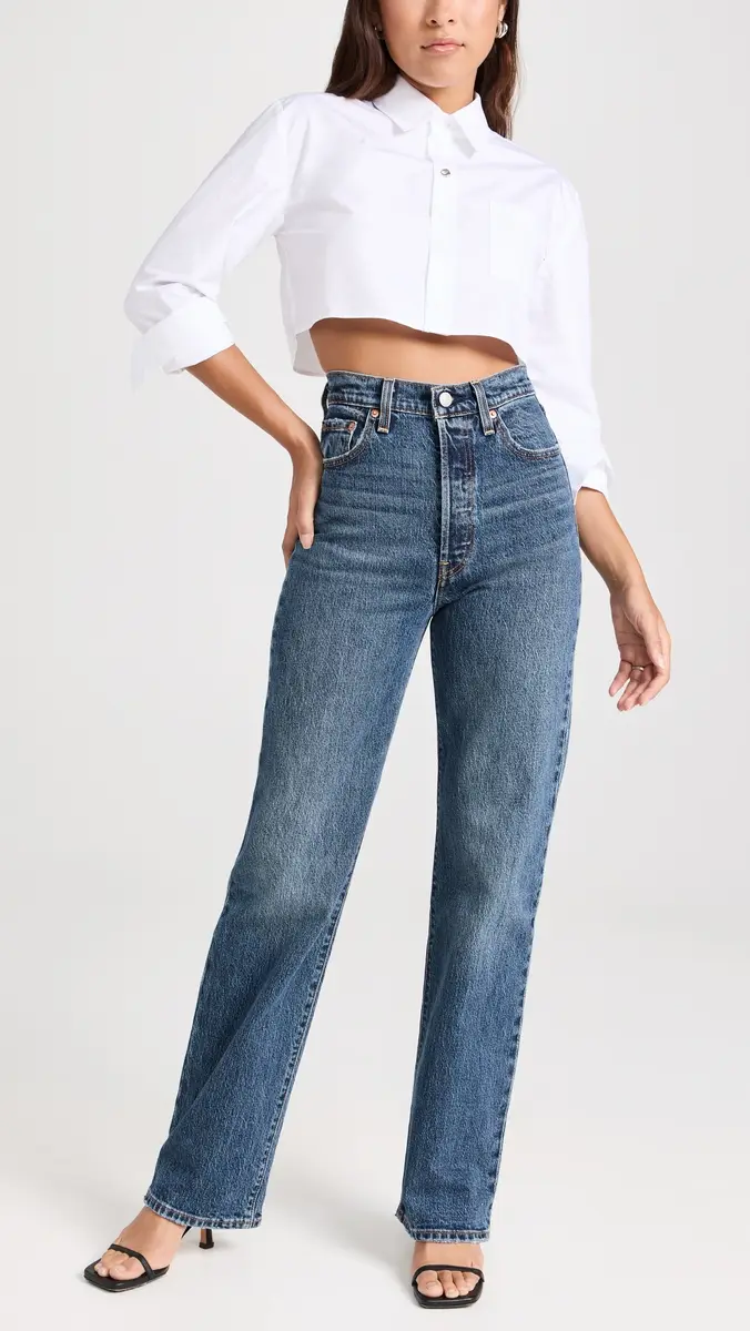Levi's Ribcage Full Length Jeans | Thumbnail 5 Levi's Ribcage Full Length Jeans | Thumbnail 5