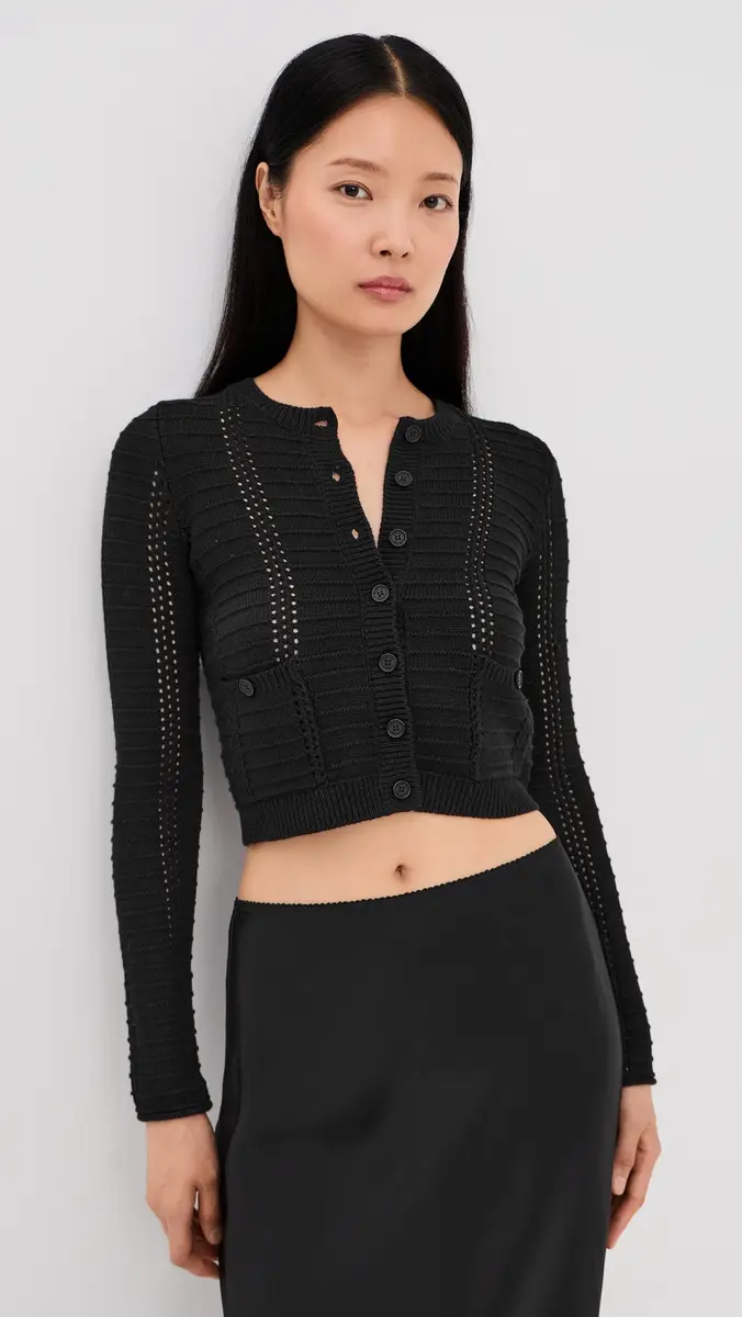 Sablyn Charlotte Slim Crewneck Cardigan | Thumbnail 2 Sablyn Charlotte Slim Crewneck Cardigan | Thumbnail 2