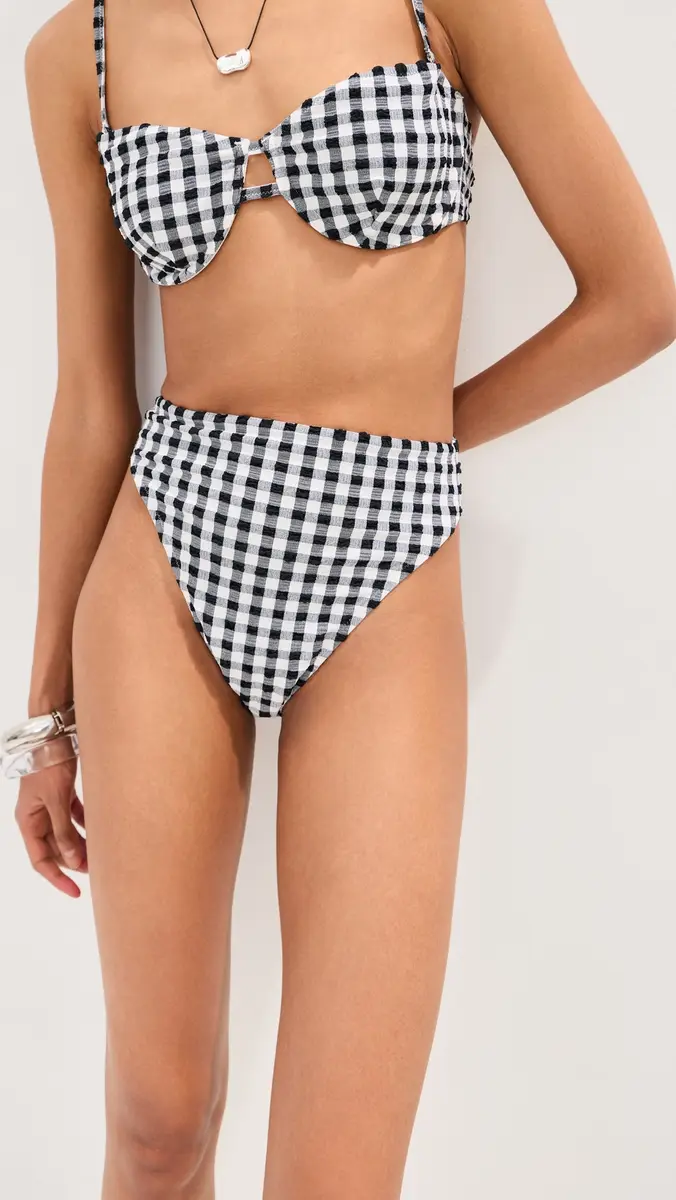 LE BOP High Waisted Bikini Bottoms | Thumbnail 2