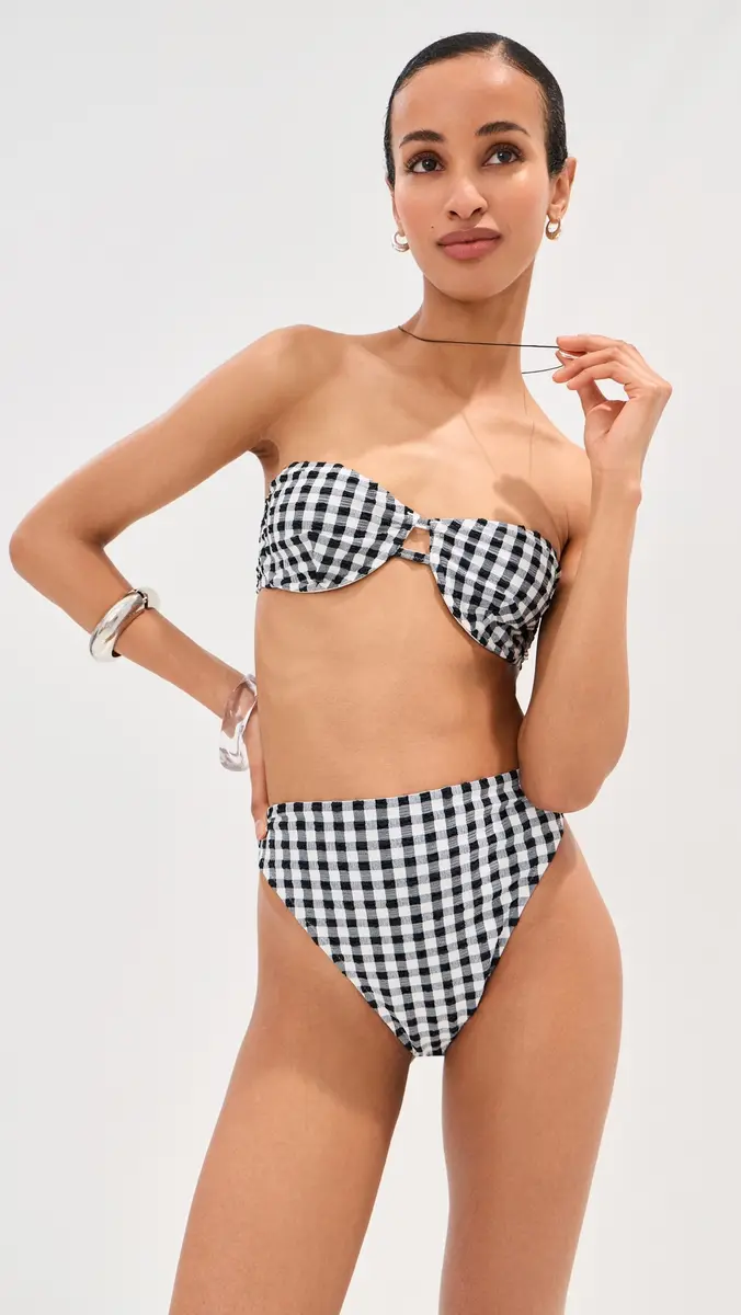 LE BOP High Waisted Bikini Bottoms | Thumbnail 4