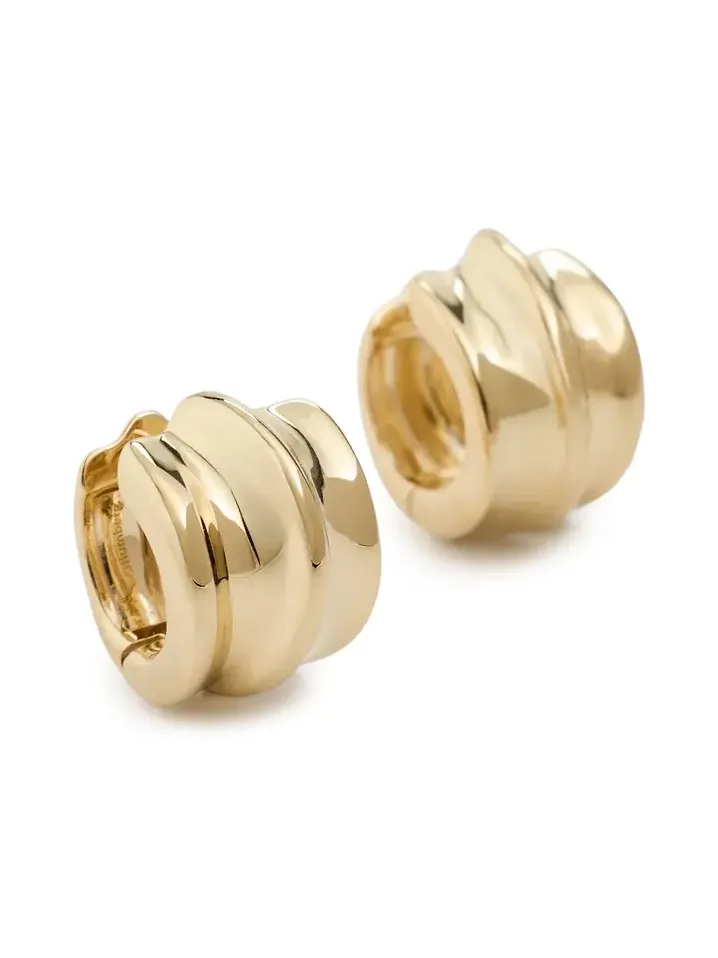 Small Wave Hoop Earrings Small Wave Hoop Earrings