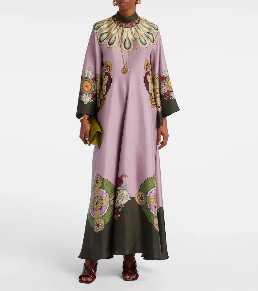La DoubleJ Magnifico printed silk twill kaftan | Thumbnail 2 La DoubleJ Magnifico printed silk twill kaftan | Thumbnail 2