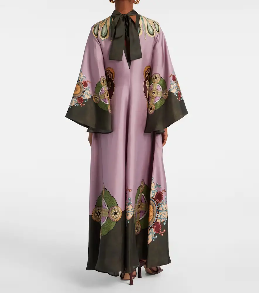 La DoubleJ Magnifico printed silk twill kaftan | Thumbnail 3 La DoubleJ Magnifico printed silk twill kaftan | Thumbnail 3