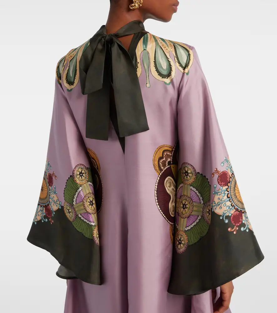 La DoubleJ Magnifico printed silk twill kaftan | Thumbnail 4 La DoubleJ Magnifico printed silk twill kaftan | Thumbnail 4