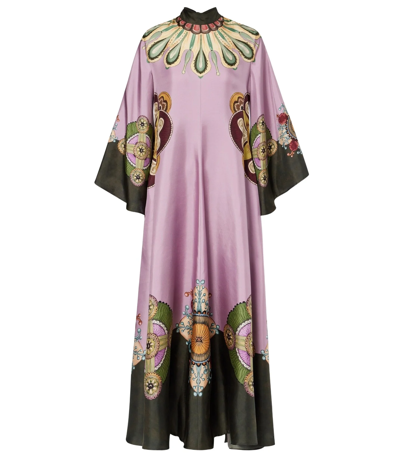 La DoubleJ Magnifico printed silk twill kaftan