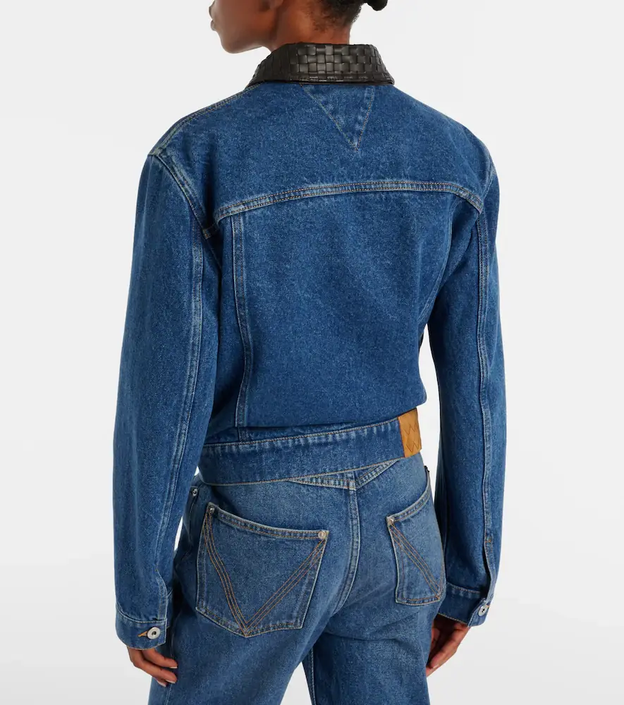 Bottega Veneta Intrecciato denim jacket | Thumbnail 3 Bottega Veneta Intrecciato denim jacket | Thumbnail 3