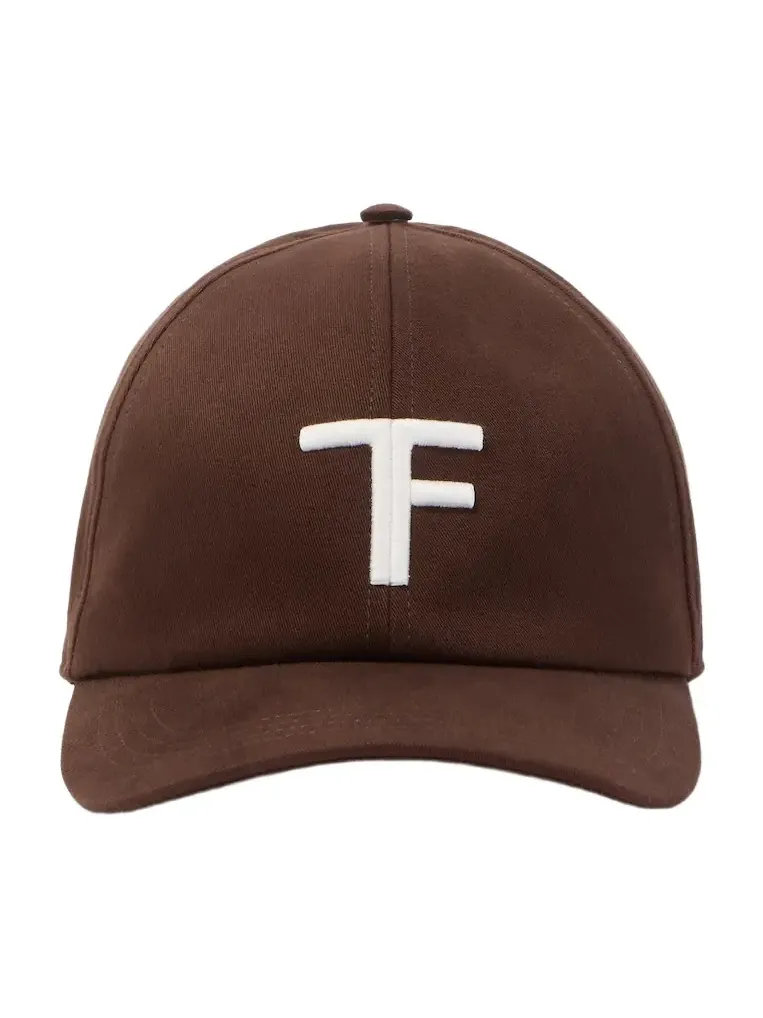 Logo cotton canvas baseball cap