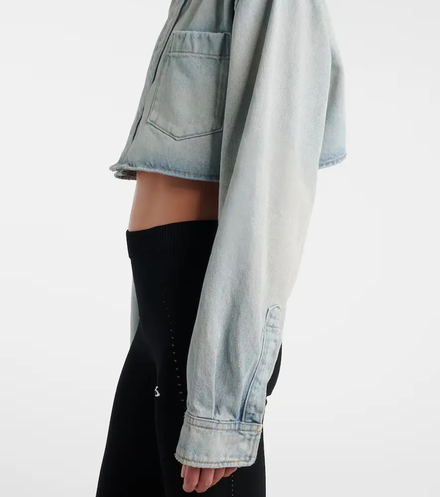Balenciaga Cropped denim shirt | Thumbnail 5 Balenciaga Cropped denim shirt | Thumbnail 5