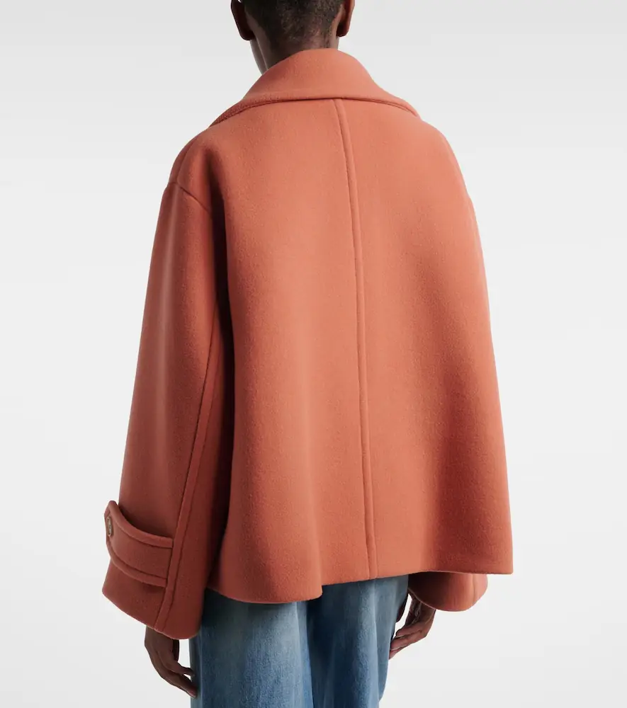 Chloe Chloé Oversized wool-blend peacoat | Thumbnail 4 Chloe Chloé Oversized wool-blend peacoat | Thumbnail 4