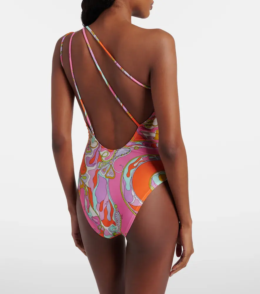 PUCCI Orchidee one-shoulder swimsuit | Thumbnail 4