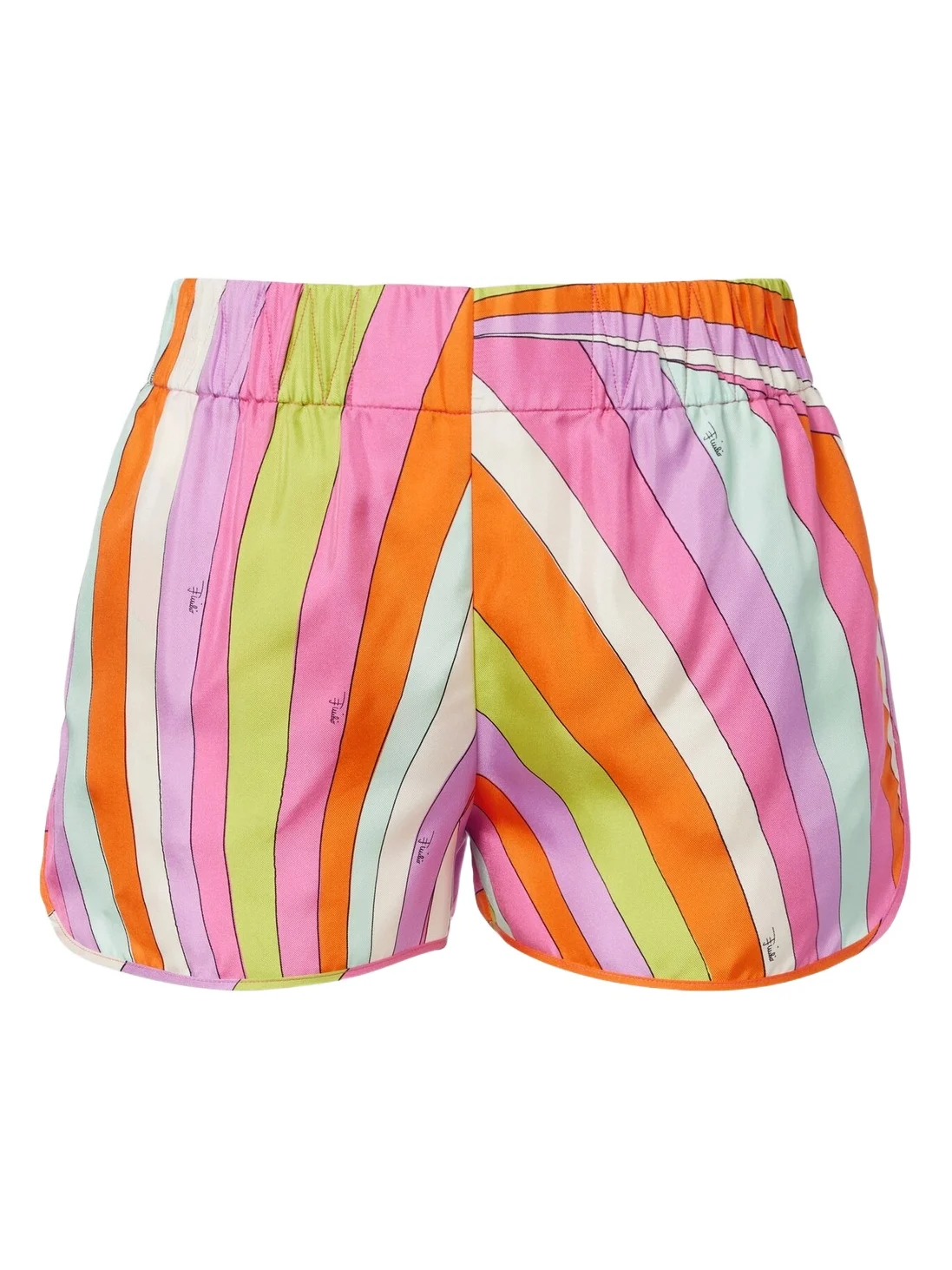 PUCCI Iride silk twill shorts