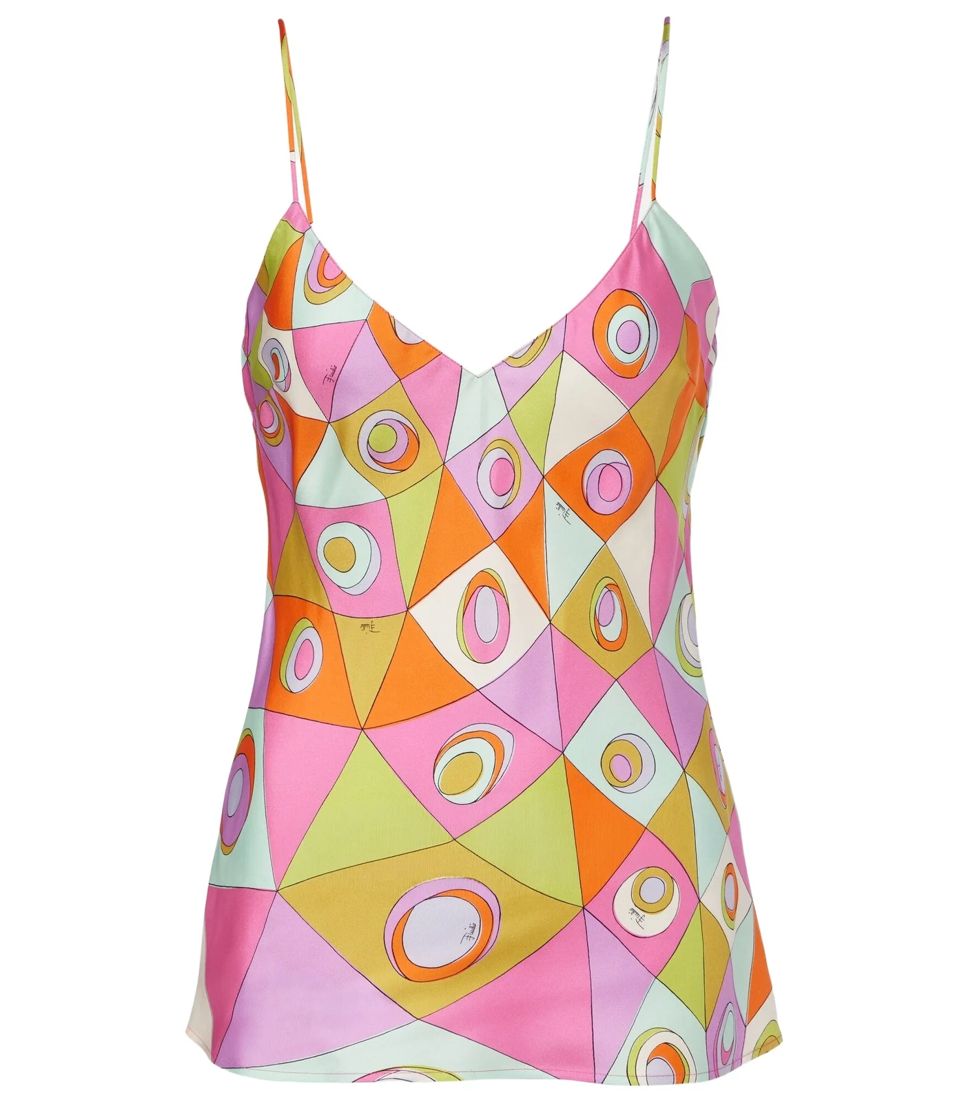 PUCCI Occhi silk twill camisole
