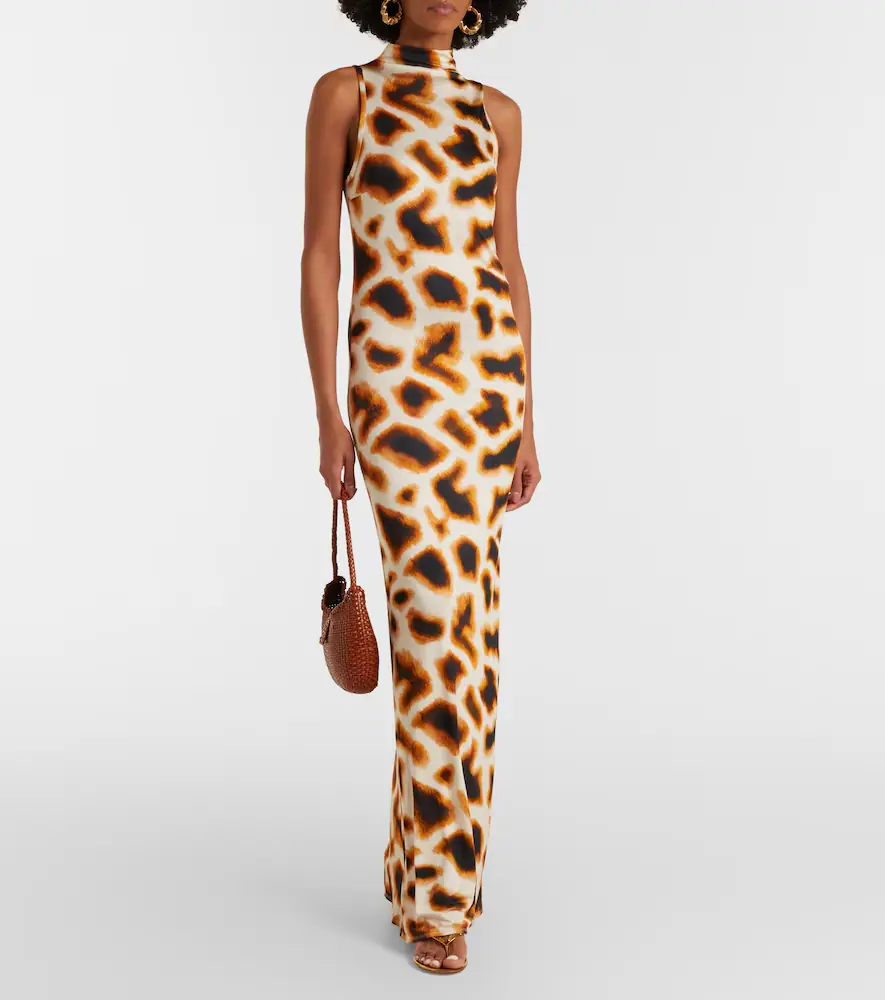 Christopher Esber Animal-print maxi dress | Thumbnail 5