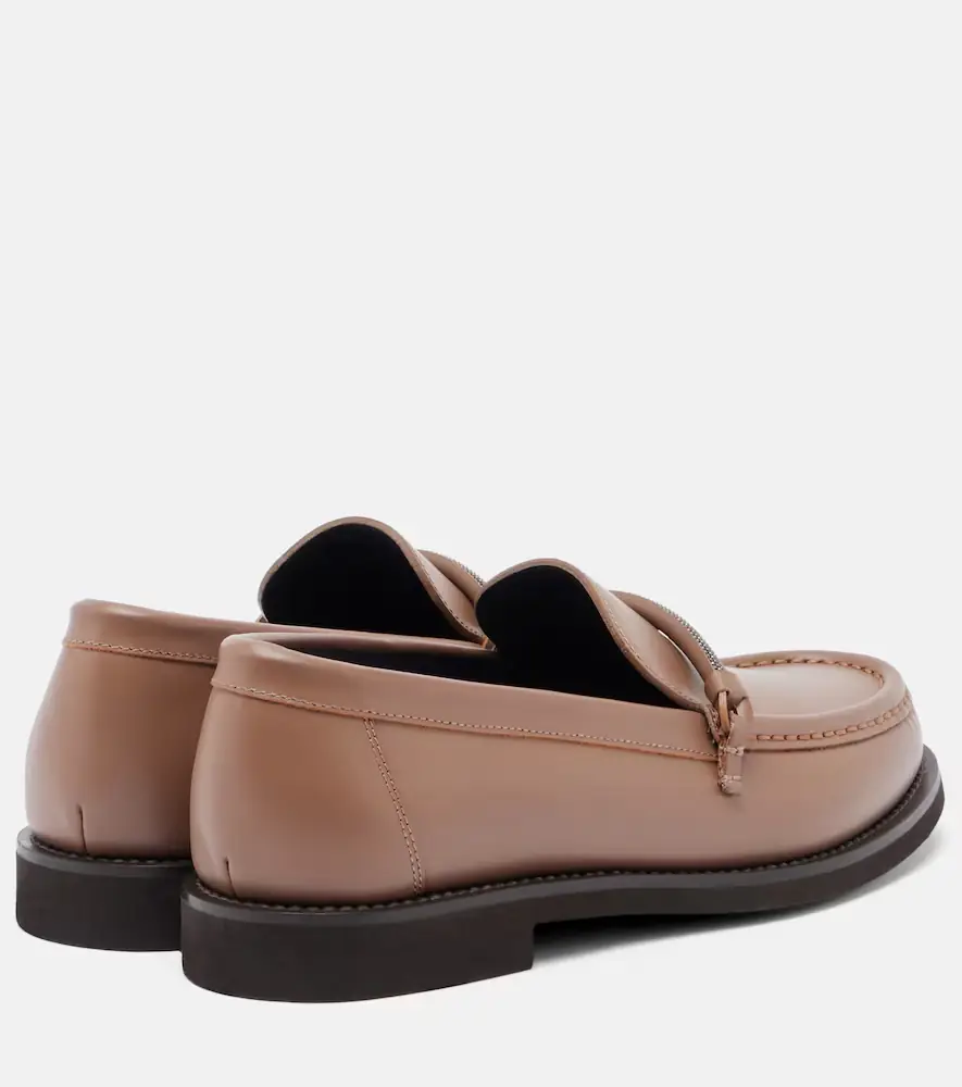 Brunello Cucinelli Monili leather loafers | Thumbnail 4 Brunello Cucinelli Monili leather loafers | Thumbnail 4