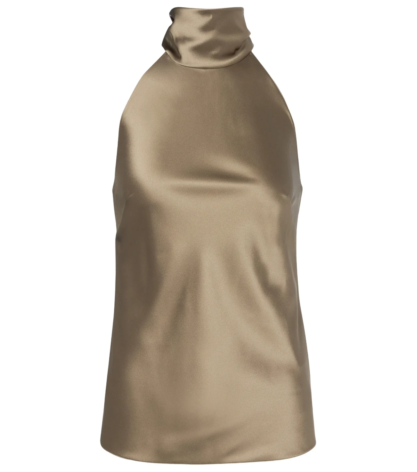 Chiltons tie-neck satin top