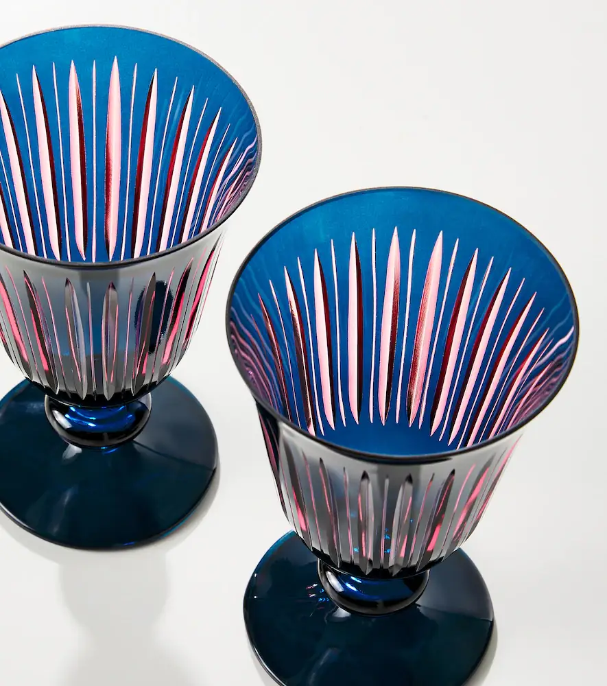 L'Objet Prism set of 4 wine glasses | Thumbnail 5