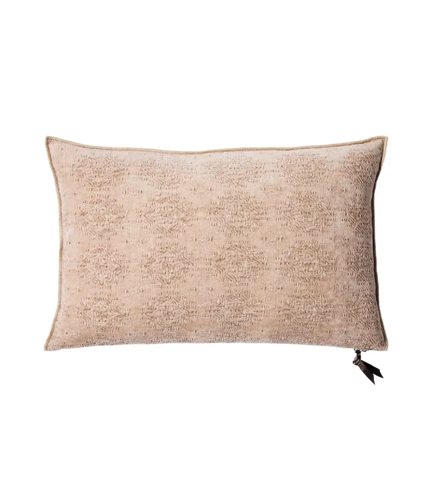 Maison de Vacances Cotton-blend jacquard cushion