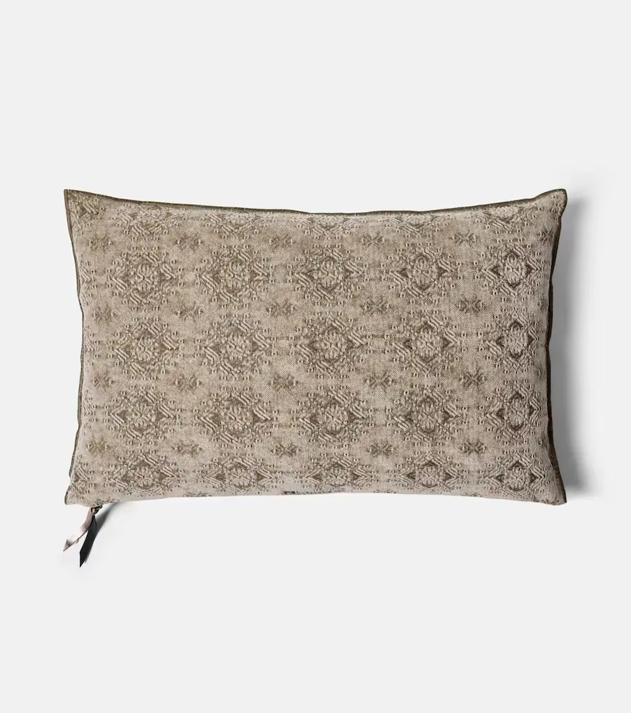 Maison de Vacances Cotton-blend jacquard cushion | Thumbnail 6 Maison de Vacances Cotton-blend jacquard cushion | Thumbnail 6