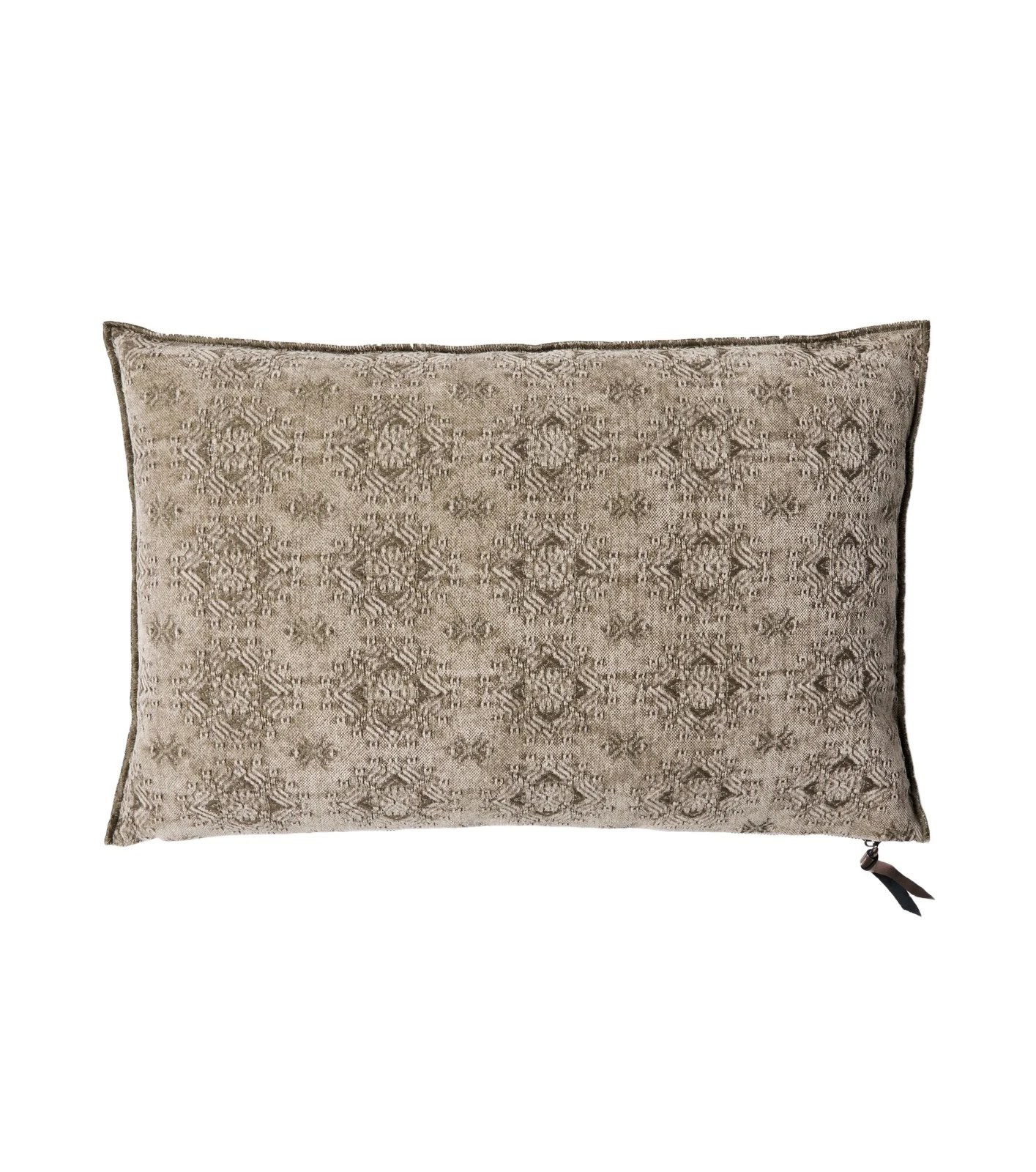 Maison de Vacances Cotton-blend jacquard cushion