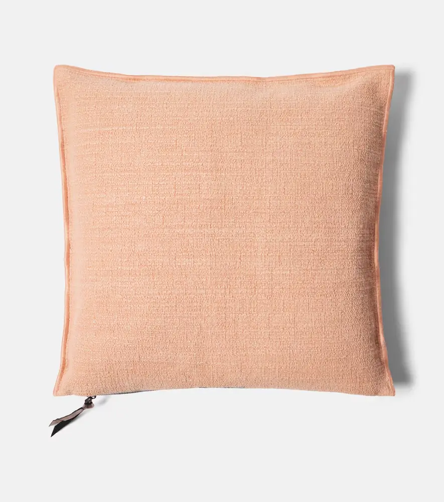 Maison de Vacances Cotton-blend canvas cushion | Thumbnail 6 Maison de Vacances Cotton-blend canvas cushion | Thumbnail 6