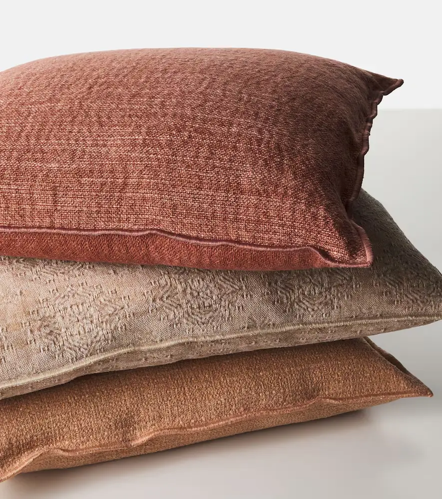 Maison de Vacances Linen-blend canvas cushion | Thumbnail 3
