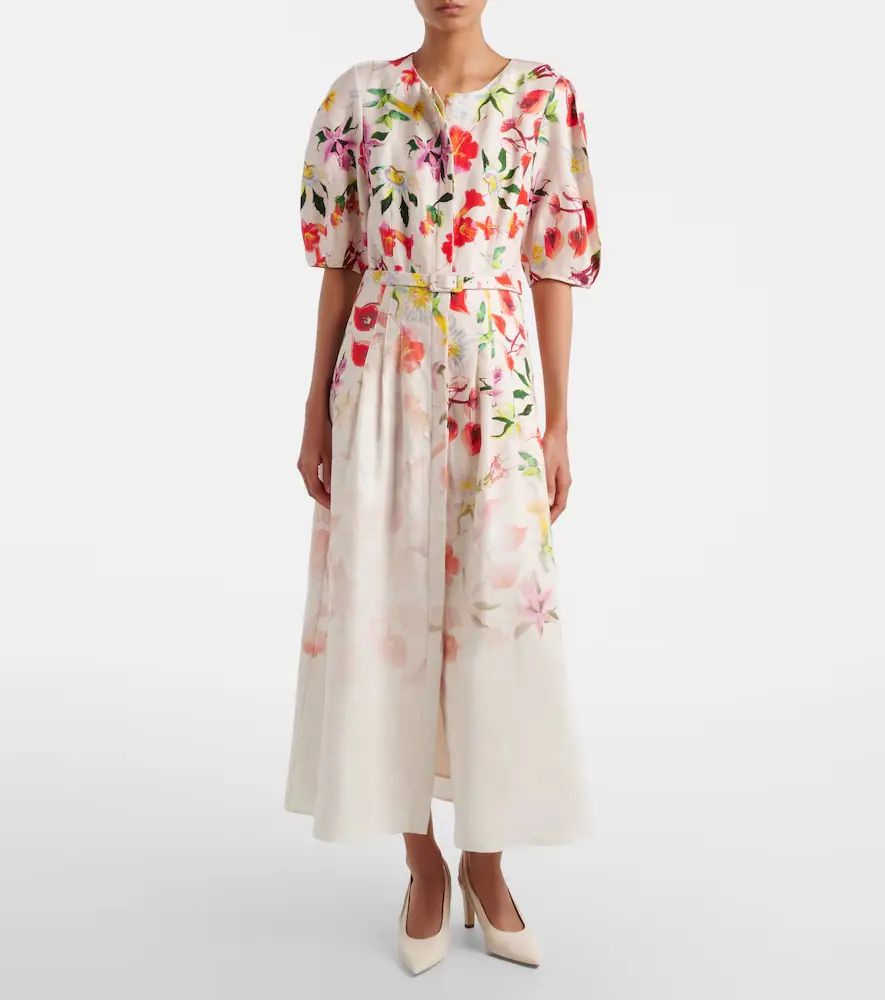 Gabriela Hearst Ignis floral linen midi dress | Thumbnail 4 Gabriela Hearst Ignis floral linen midi dress | Thumbnail 4
