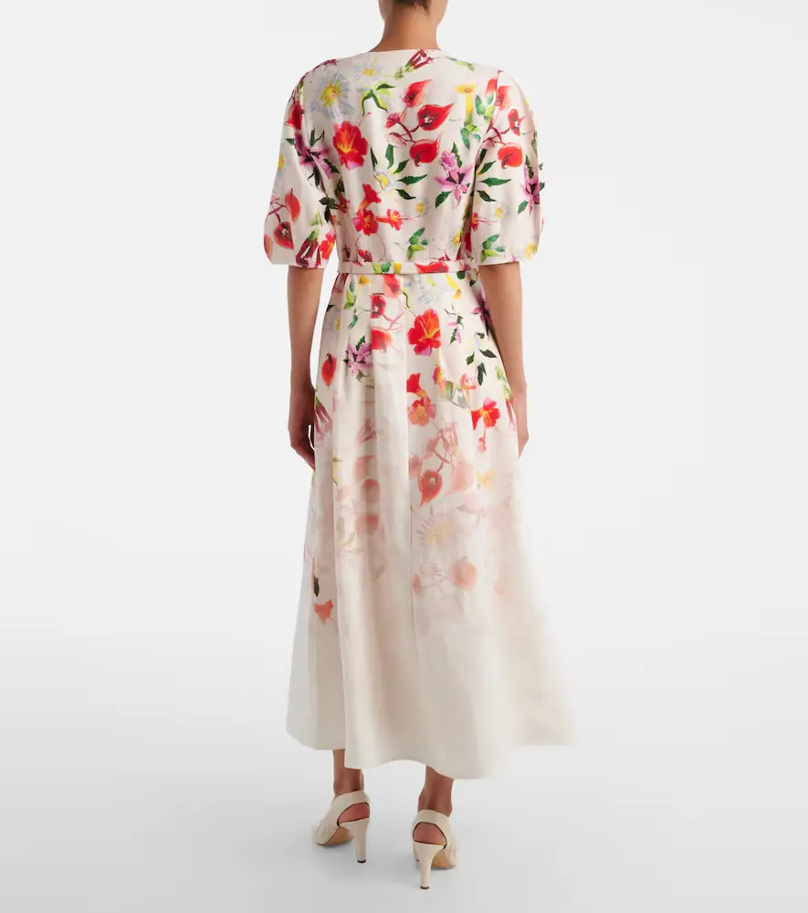 Gabriela Hearst Ignis floral linen midi dress | Thumbnail 5 Gabriela Hearst Ignis floral linen midi dress | Thumbnail 5